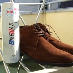スエードの靴にAMEDASで防水加工をしてみた。